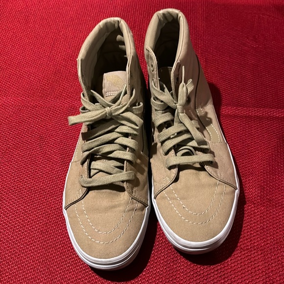 Vans Size 9.0 Canvas Khaki - Picture 1 of 3